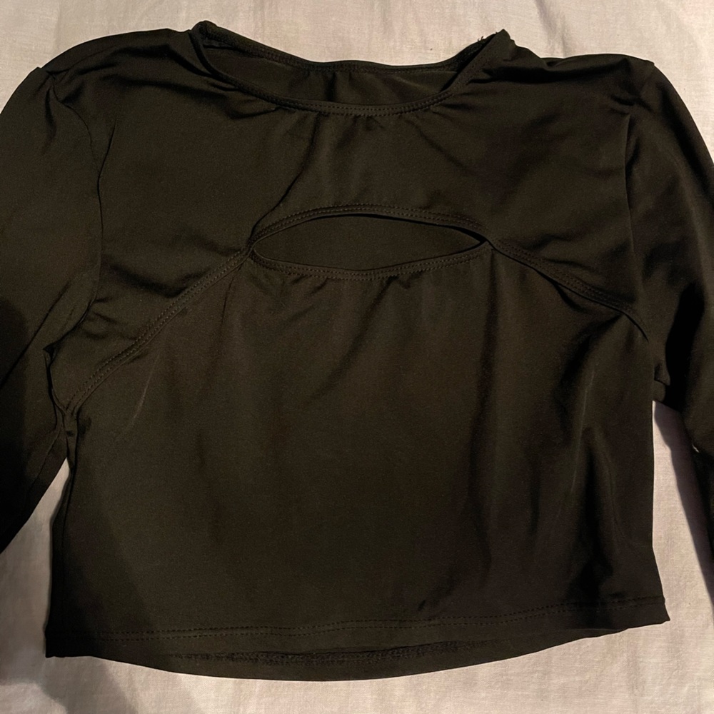 Black Gym top, size S or XS